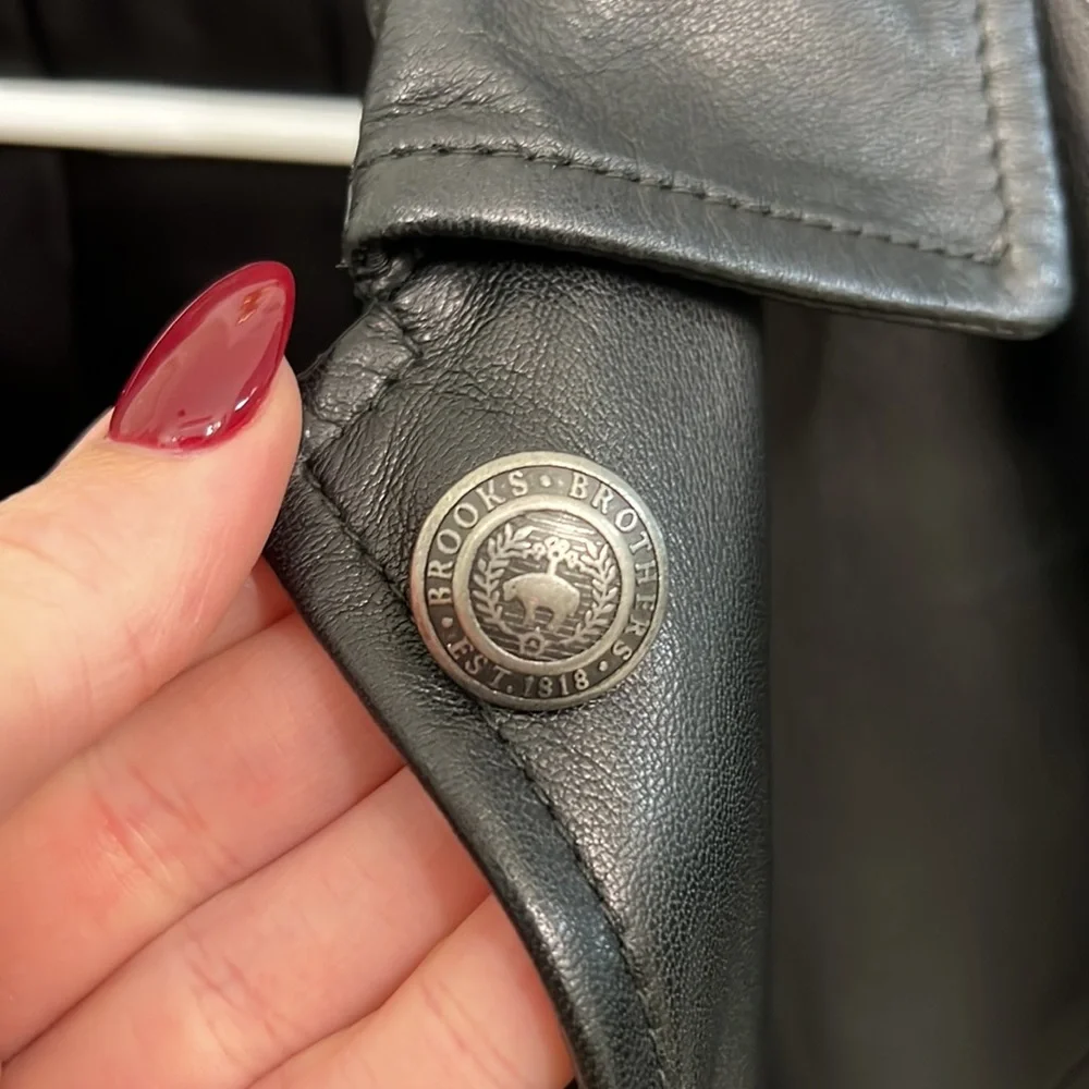 Brooks Brothers Leather Jacket - Picture 8 of 8